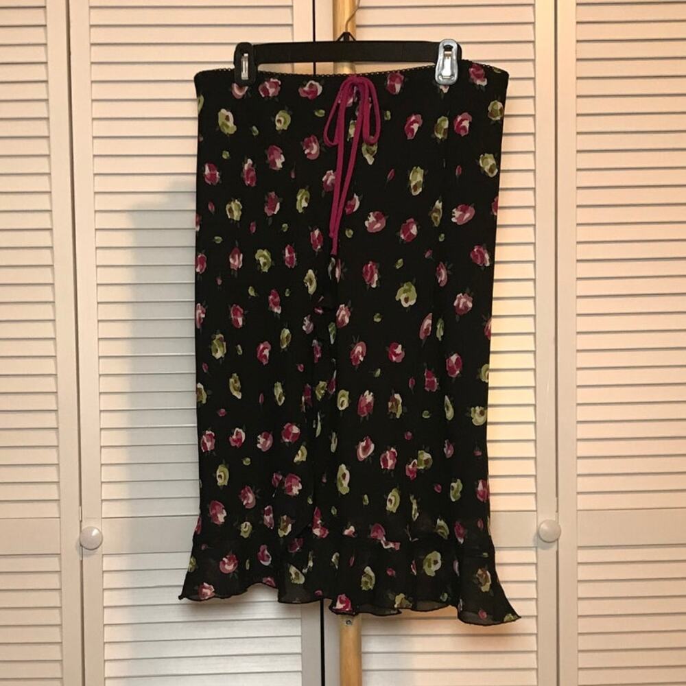 Chapter One Sports Wearing Floral A-line Midi Skirt XL